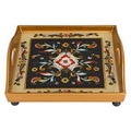 Gemstone Black 12" Square Tray